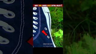 WHY Converse Shoes Have EXTRA Holes ❔shorts [upl. by Kaden]