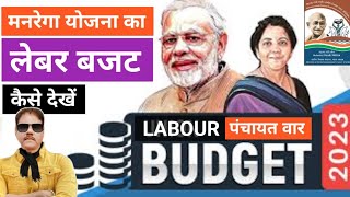 मनरेगा में ग्रापं का लेबर बजट कैसे देखेंCheck ✅ Mnrega Labour Budget  nregacreations [upl. by Wyly]