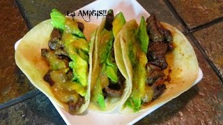 Como hacer tacos de hígado encebollado riquísimos [upl. by Karlotte903]