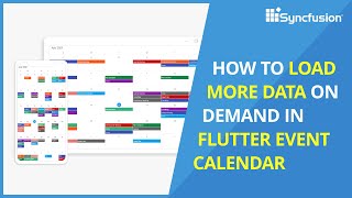 How to Load More Data on Demand in Flutter Event Calendar [upl. by Ynolem595]