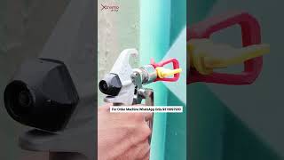 Adjust Spray Width With Airless paint sprayer Machine paintgun airless airlesspaintsprayer [upl. by Joceline178]