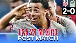 DOS A CERO USMNT vs Mexico Nations League Reaction with Coach Beard  Men in Blazers postmatch [upl. by Abibah]