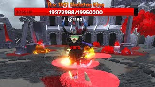 Roblox  Elemental Dungeons SKELETON BOSS RAID  FULL GAMEPLAY [upl. by Najib]