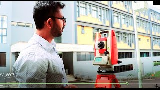 Setting up of a Total Station Centering and Levelling [upl. by Asilrak]