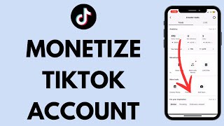 How to Monetize TikTok Account EASY  TikTok Monetization [upl. by Gernhard495]