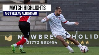 HIGHLIGHTS AFC Fylde 05 Altrincham  Coasters Suffer Heavy Home Defeat [upl. by Ardekal]