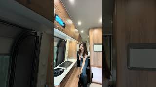 The vertical bed layout and transparent space are more suitable for couples to travel RVTravel RV [upl. by Mccurdy297]