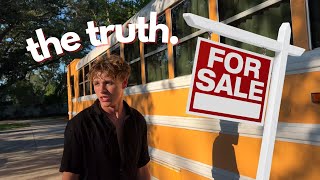 the UGLY TRUTH about living in a bus we sorta regret it  Andrea amp Lewis [upl. by Virgin]