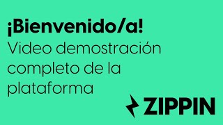 Demostración de la plataforma Zippin [upl. by Nerat]