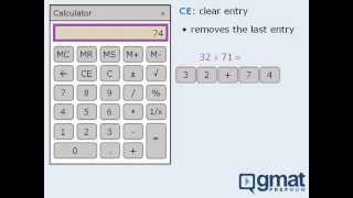 2 GMAT Integrated Reasoning Lesson Onscreen Calculator [upl. by Maud729]