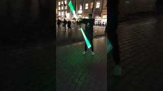 Cracow Lightsabers Show by SaberArts Academy shorts lightsaber [upl. by Jordon]