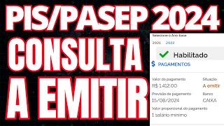 A EMITIR PISPASEP 2022 PARA SAQUE NO CALENDÁRIO 2024  LIBERADO OS PAGAMENTOS DO ANO SALARIAL 2022 [upl. by Egap]