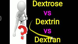 Dextrose vs Dextrin vs Dextran [upl. by Romeon]