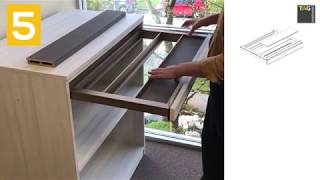 Jewelry Drawer Installation  Everstyle  TAG Hardware [upl. by Donaghue]