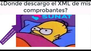 Nueva opcion para consultar comprobantes de pago y XML desde SUNAT [upl. by Leicester]