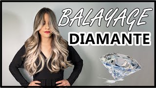 Balayage Diamante  Tutorial Paso a Paso  Diamond Balayage [upl. by Parish]