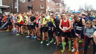 Emder Silvesterlauf 31122017 Start [upl. by Awuhsoj]