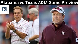 Alabama vs Texas AampM Game Preview  College Football Predictions [upl. by Ecinuahs]