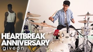 HEARTBREAK ANNIVERSARY  Giveon DRUM COVER [upl. by Rubliw]