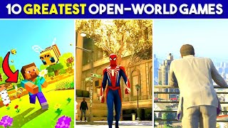 Top 10 GREATEST OpenWorld Games Of All Time 😱 HINDI [upl. by Annasiul181]