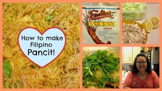 How to make Filipino Pancit Bihon  Quick Easy amp Delicious [upl. by Illah]