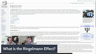 What is the Ringelmann Effect [upl. by Rofotsirk955]