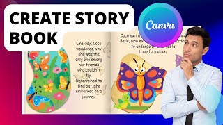 How To Create Story Book For Kids Using Canva And ChatGPT [upl. by Salamanca]