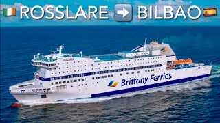 Rosslare To Bilbao Ferry  Brittany Ferries 4K [upl. by Enneiviv]