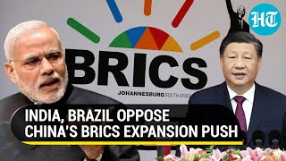 China’s Evil BRICS Plan India amp Brazil Push Back Against Xi’s Bid To Expand Grouping  Details [upl. by Mchenry]