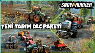 YENİ TARIM GÜNCELLEMESİ VE YENİ HARİTA EFSANE❗️KÜLKİVATÖR ÇEKİP BALYA TAŞIDIK ❗️SNOWRUNNER TARIM [upl. by Aliuqehs611]