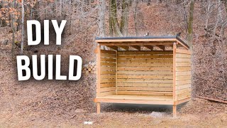 From Start to Finish Building the Perfect DIY Woodshed [upl. by Skiba]