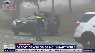 Deadly crash on SB I5 in Marysville [upl. by Durer]