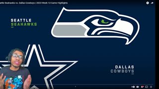 49ERS FAN REACTS TO Seattle Seahawks vs Dallas Cowboys  2023 Week 13 Game Highlights [upl. by Haroved]