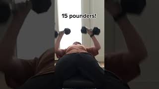 15 pounders excercise exercisemotivation motivation workout weightlifting [upl. by Bertrand]