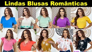 FORNECEDOR DE BLUSAS NO CREPE E DUNA BORDADO BARATO PRA REVENDER [upl. by Annekahs]