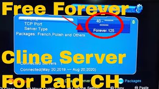 How to add Cline Forever Server in Satellite Receiver  Cline CCCam Connectivity In Receiver 2019 [upl. by Theresa318]