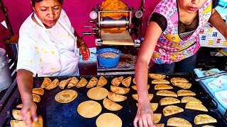 STREET FOOD MEXICO  Amazing Enchiladas  Real Mexican Food  Best Street Food In The World [upl. by Britte]