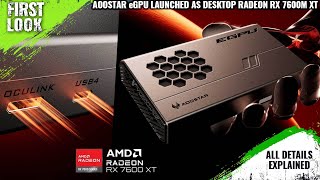 AOOSTAR XG76 and XG76 XT eGPUs Launched With OCuLink Port  Explained All Spec Features And More [upl. by Ayotnahs715]