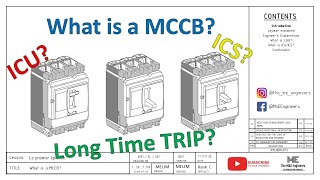 Episode 1  What is a MCCB Moulded Case Circuit Breaker LSIG ICS ICU Explained by a MampE Engineer [upl. by Ahseiyk]