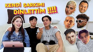 KORELİ ARKADAŞIMA TÜRKÇE ŞARKILAR DİNLETTİM BAYILDI 🇰🇷🇹🇷 [upl. by Adnilym406]