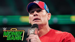 John Cena announces he will retire in 2025 Money in the Bank 2024 highlights [upl. by Kanya265]