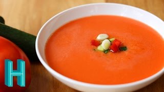 How to Make Gazpacho Recipe  Hilah Cooking [upl. by Aruasi875]