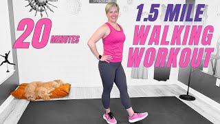 Fat Burning Walking Workout  15 Miles3000 Steps  FAST 155 bpm [upl. by Eeryk119]