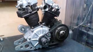 BSA J3512 1935 500cc V  TWIN  f01  DRY START [upl. by Rawdon]