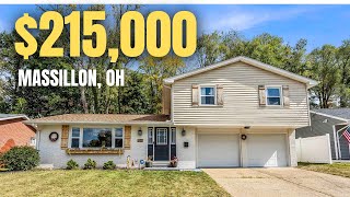 Tour this STUNNING Split Level Home in Massillon Ohio  Living in Massillon Ohio [upl. by Niltyak568]