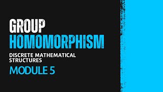 Group Homomorphism Questions and Answers  MAT203  DMS MODULE 5  KTU  Anna Thomas  SJCET [upl. by Anauqat]