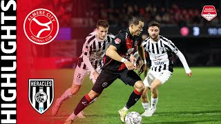 Samenvatting Almere City FC  Heracles Almelo 28102022 [upl. by Kcirdahs649]