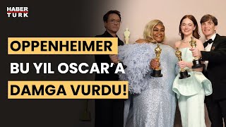 2024 Oscar Ödülleri sahiplerini buldu Oppenheimer geceye damga vurdu [upl. by Oicnedurp724]