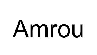 How to Pronounce Amrou [upl. by Margeaux]