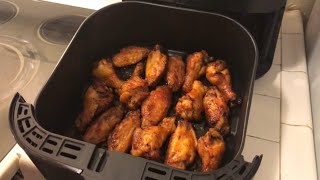 Prepara deliciosas alitas de pollo en AirFryer  Freidora de aire [upl. by Esdnil]